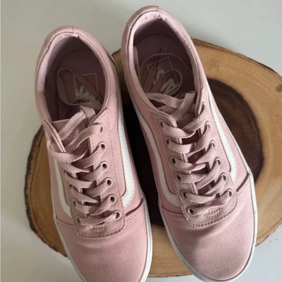 Vans Old Skool Skate Shoe - Pink Dawn (Size 8) - Picture 6 of 9